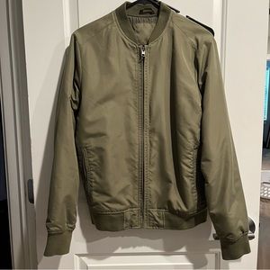OLD NAVY BOMBER JACKET OLIVE GREEN